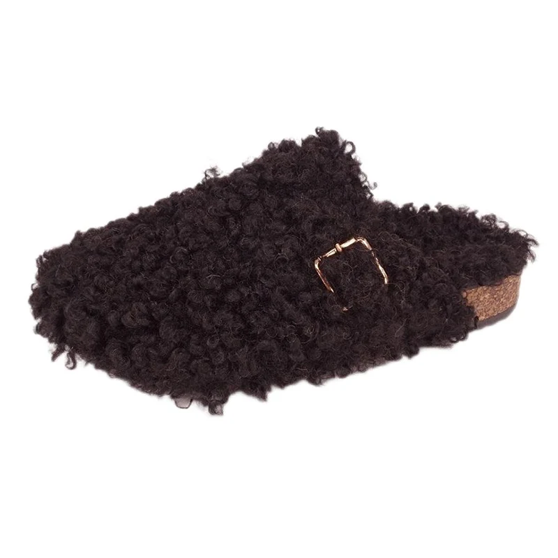 Fuzzy Memory Foam-klompen voor dames