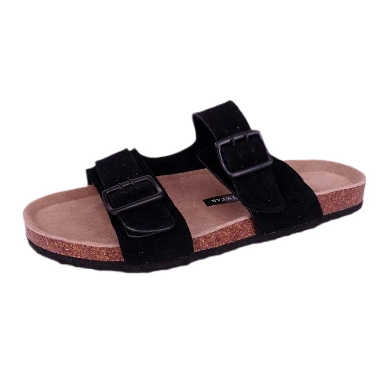 Sandalen met klittenband voor heren, aangepast voetbed